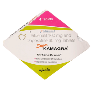 Super Kamagra Sildenafil Citrate & Dapoxetine Tablets